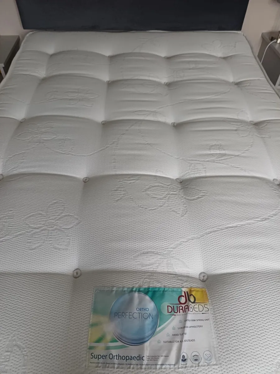 Doubled Bed and Mattress - Image 2