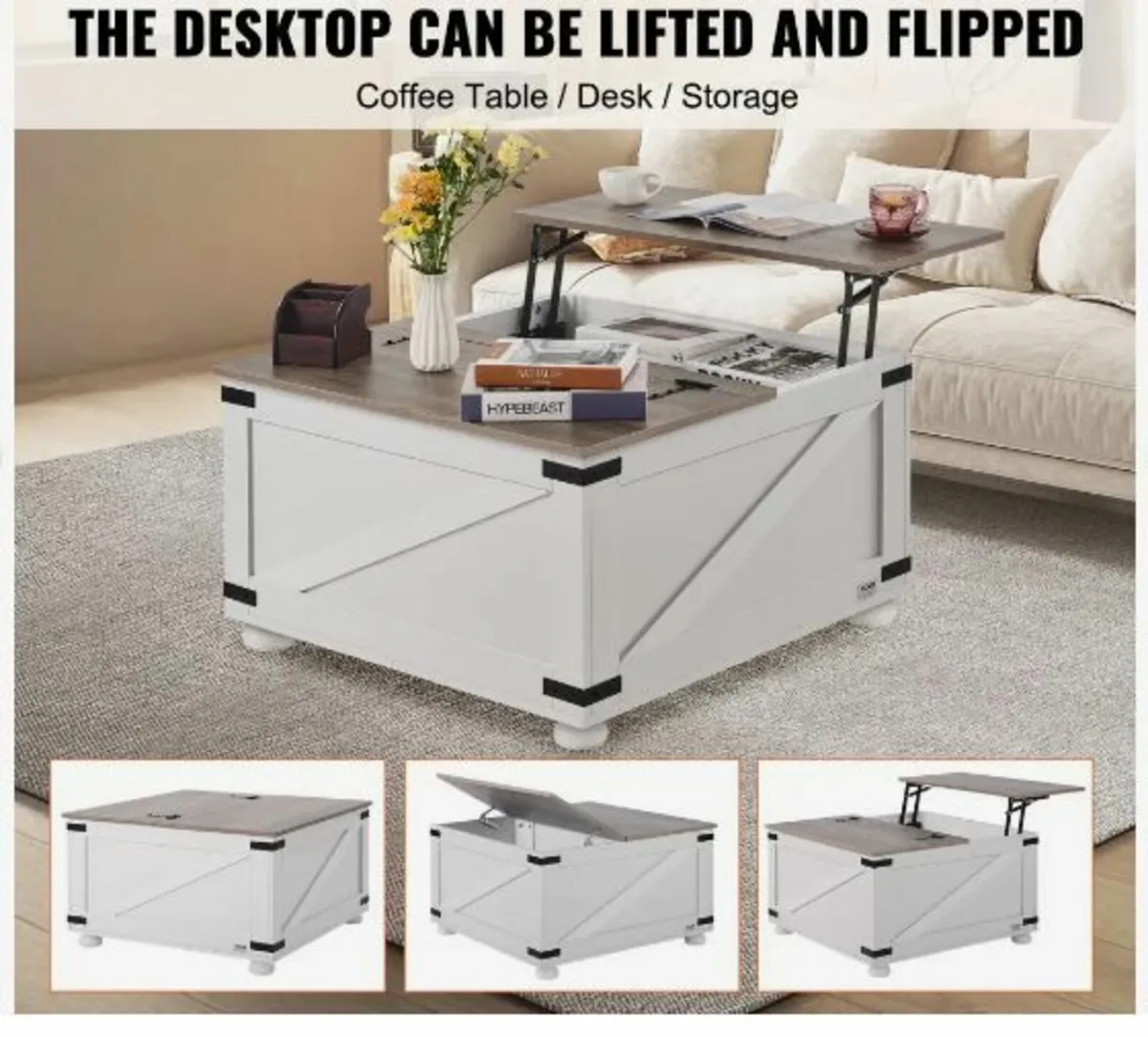 Farmhouse Coffee Table - Image 3