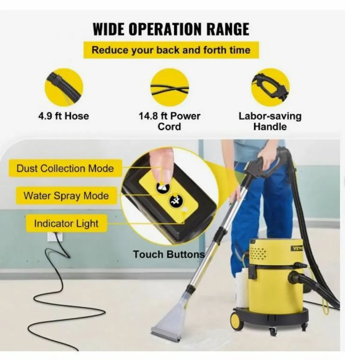 Wet Dry Vacuum Cleaner - Image 4
