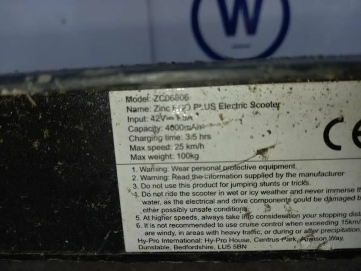 Online Auction Of A Zinc Electric Scooter & More! - Image 2