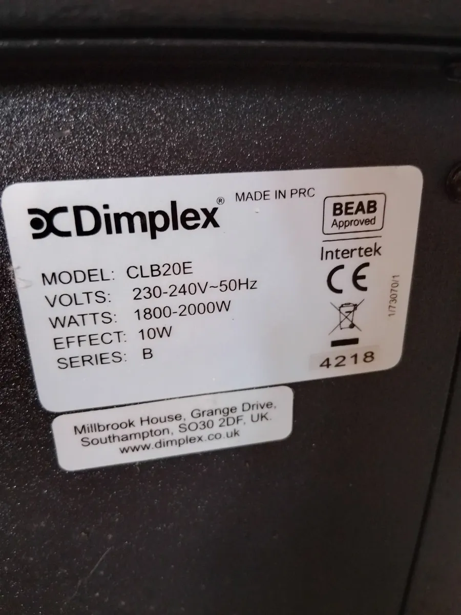 Dimplex electric log effect stove - Image 2