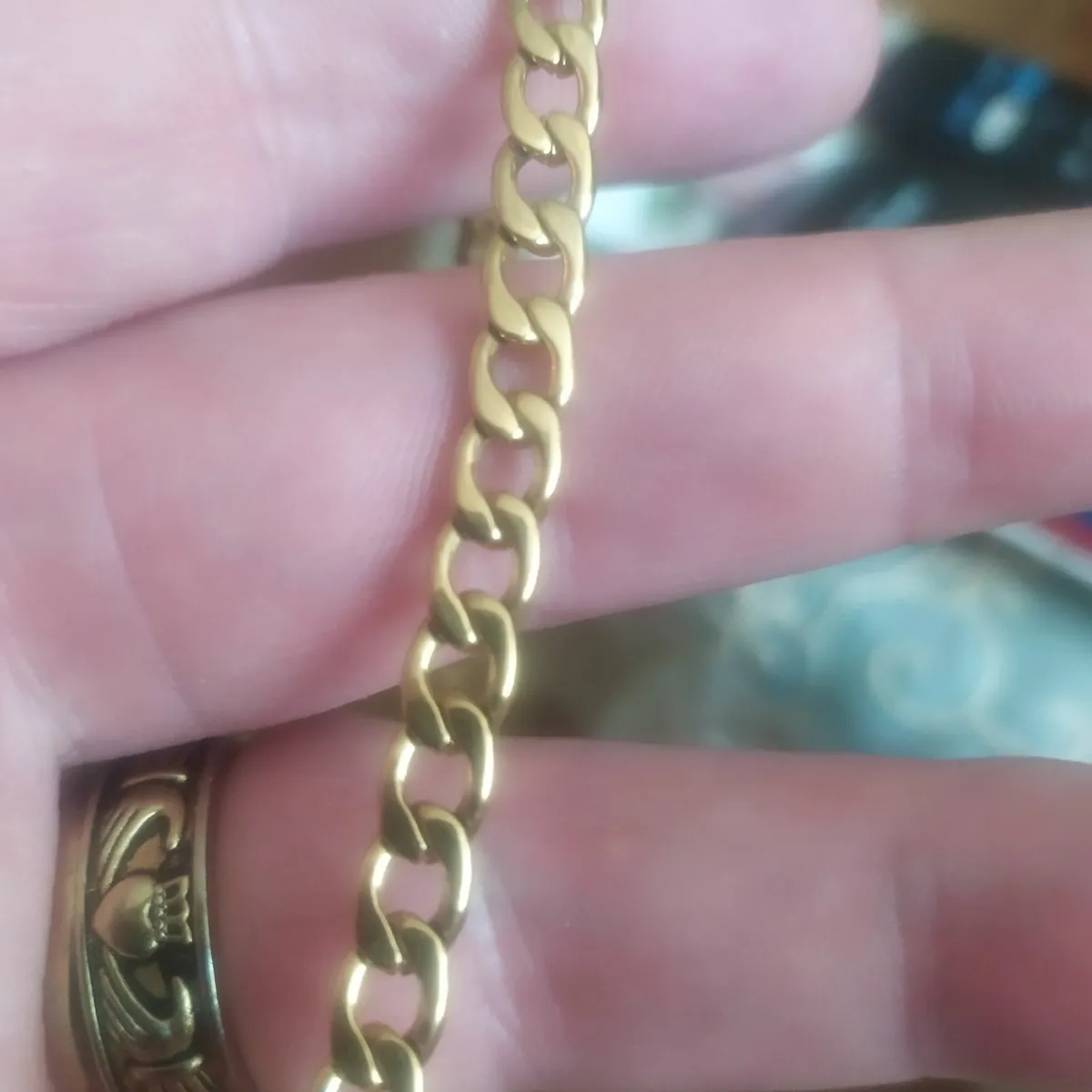 Pvd gold chain.   22 inches - Image 2