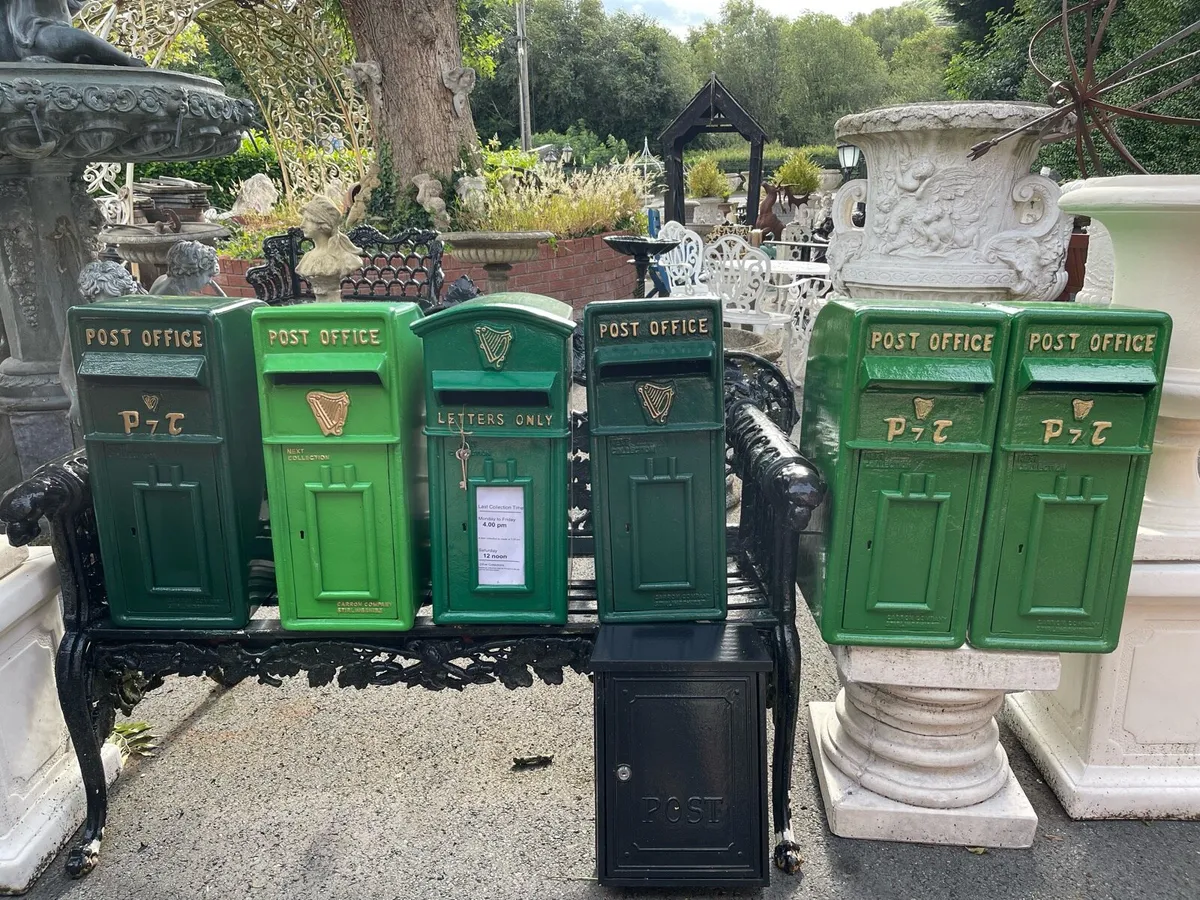 Irish post box building into wall - Image 1