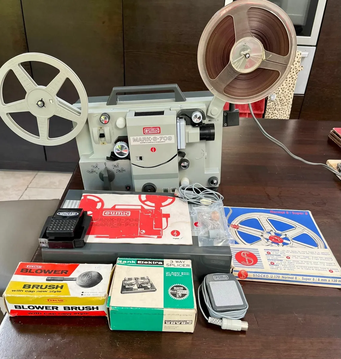 Eumig Cine Reel Projector & Accessories - Image 1