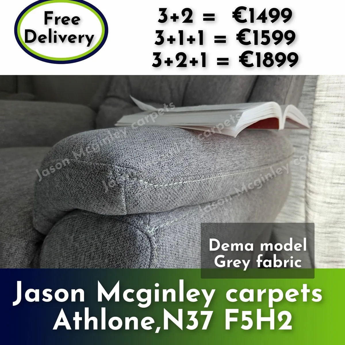 NEW Living Room Sofa - Dema, - Image 3