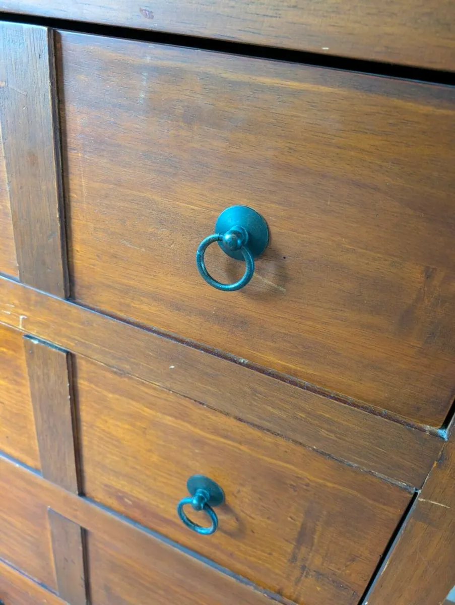 High quality solid wood chest of drawers - Image 4