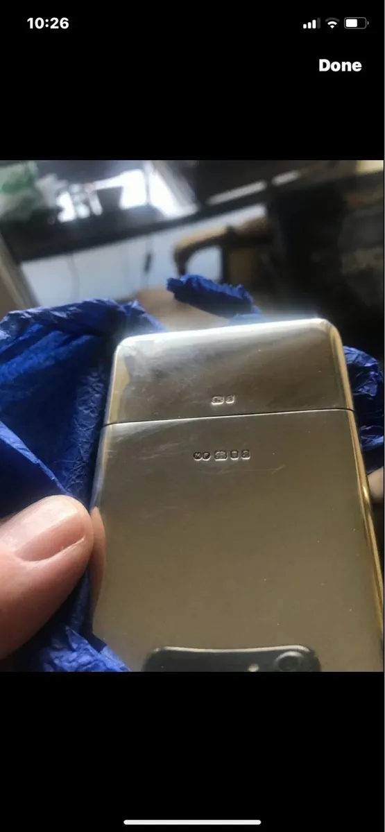 Solid Silver Business Card Holder - Image 2