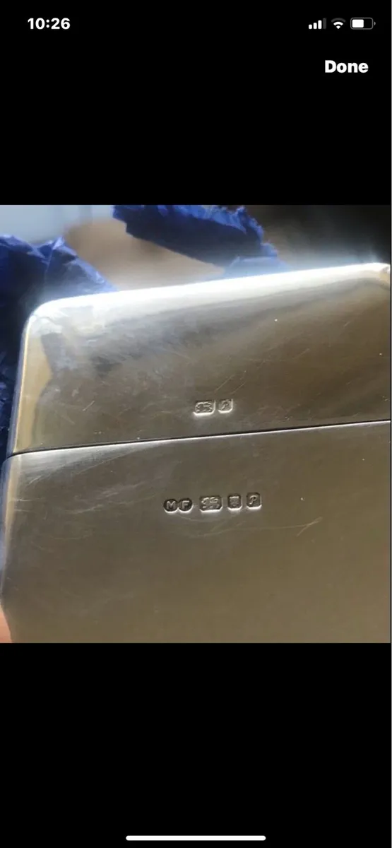 Solid Silver Business Card Holder - Image 3
