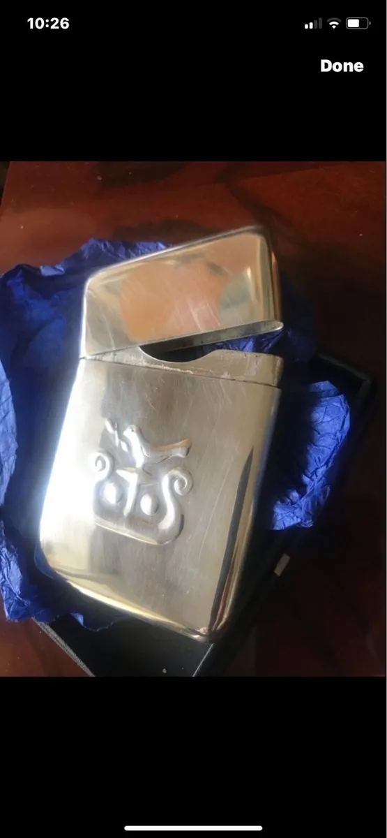Solid Silver Business Card Holder - Image 4