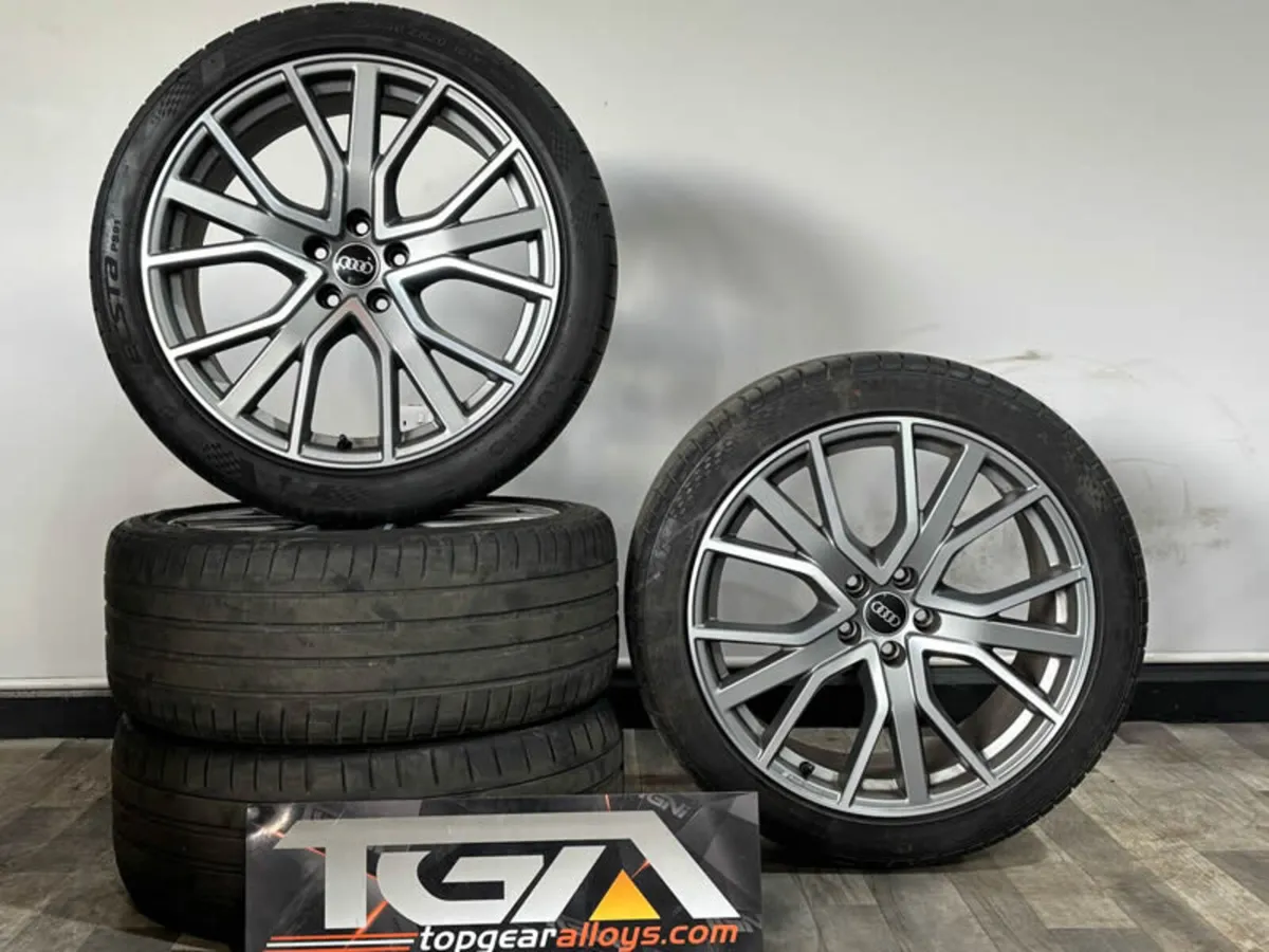 20" GENUINE AUDI A6 C8 ALLOY WHEELS & TYRES - Image 1