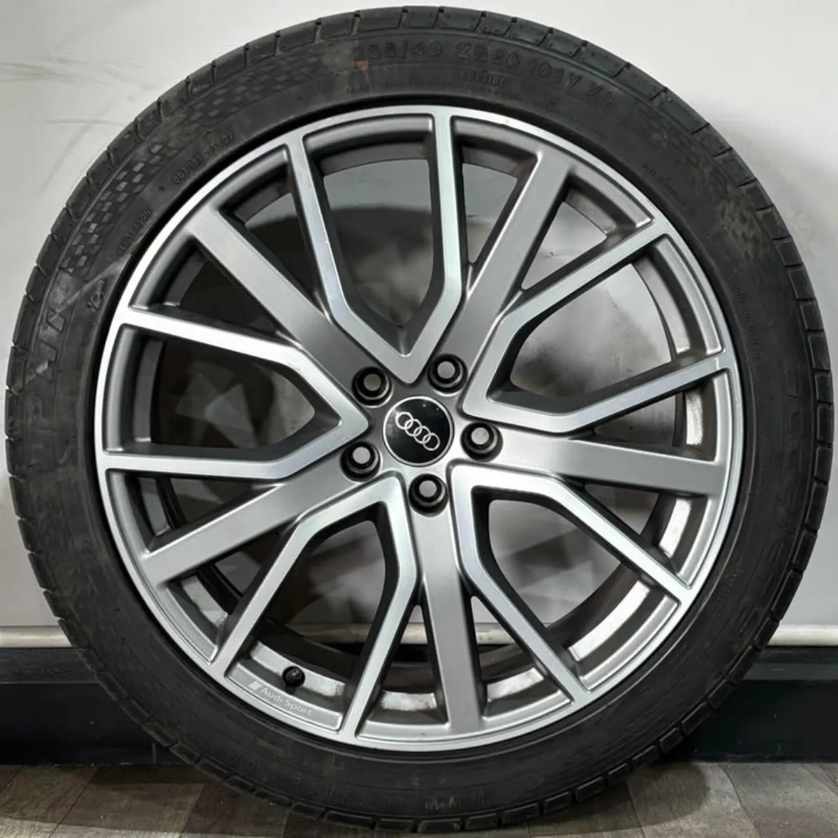 20" GENUINE AUDI A6 C8 ALLOY WHEELS & TYRES - Image 2