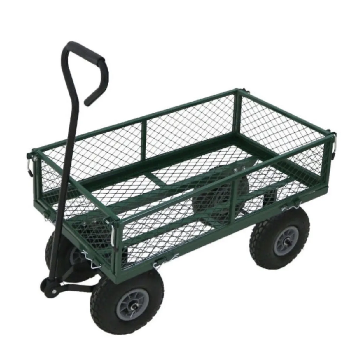 Heavy Duty Metal Garden Cart Trolley - Image 1