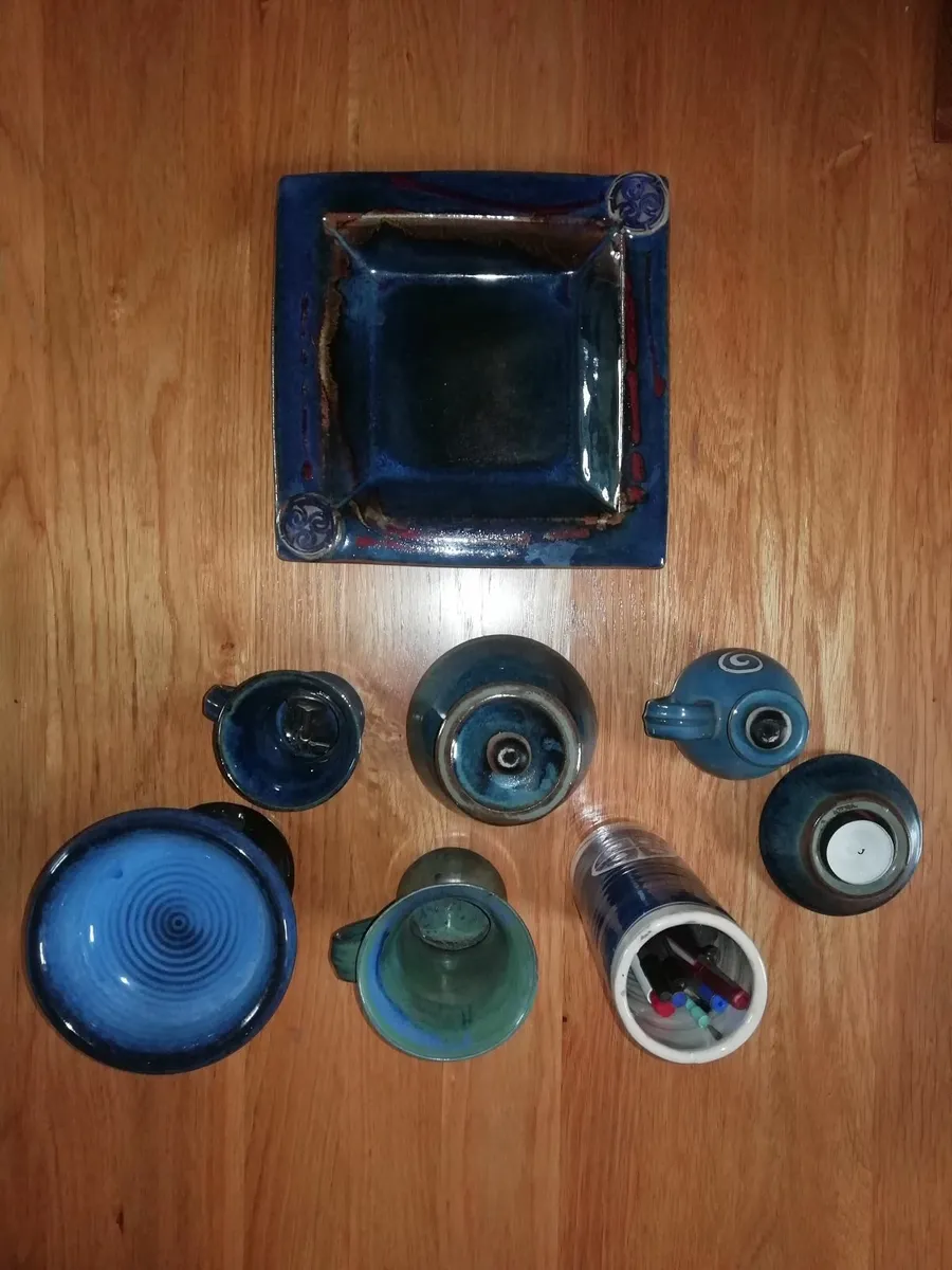 Earthenware Collection Blue (Set of 8) - Image 1