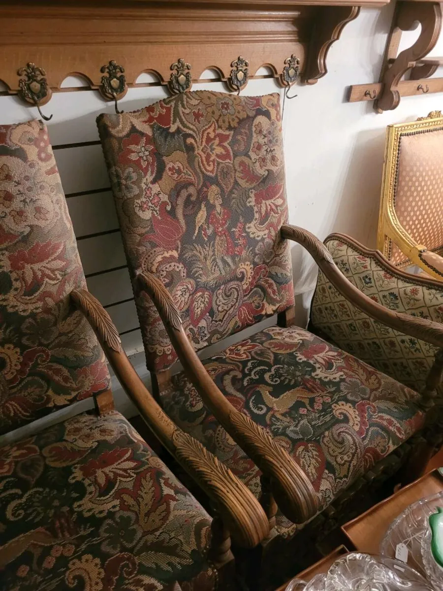 2 large French armchairs. 120 each. - Image 2