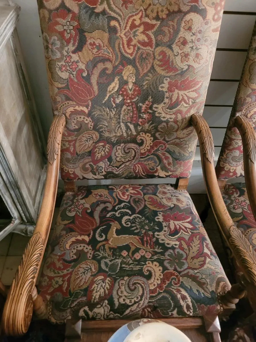 2 large French armchairs. 120 each. - Image 3