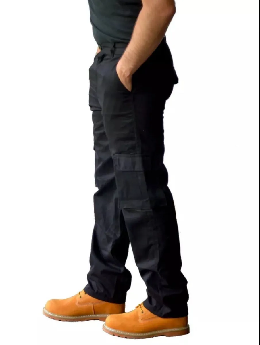 Mens Cargo Combat Work Trousers ALL SIZES - Image 1