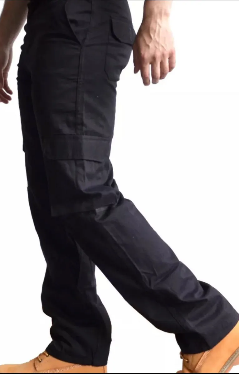 Mens Cargo Combat Work Trousers ALL SIZES - Image 3