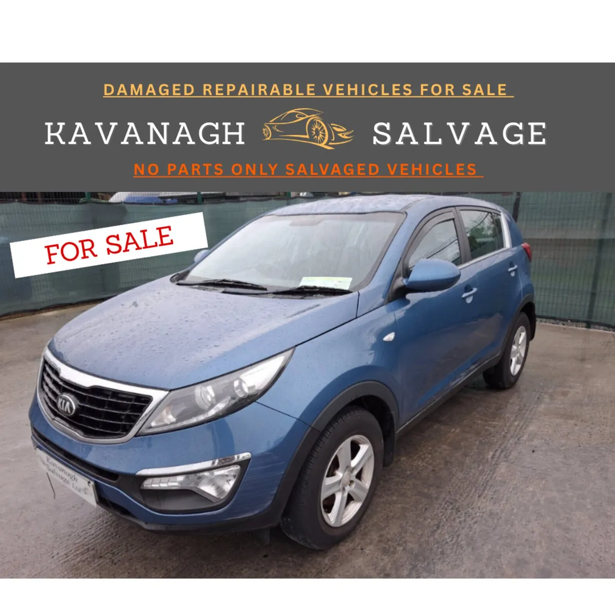 142 Kia Sportage  1.7L Diesel - Light Damage - Image 1