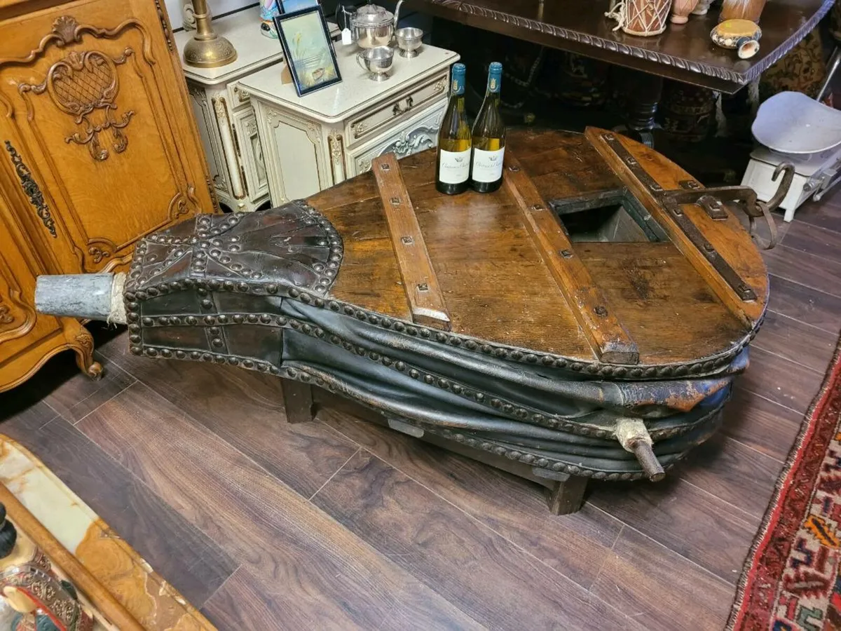 Large coffee table 160/110 cm. Made from 19th cent - Image 1