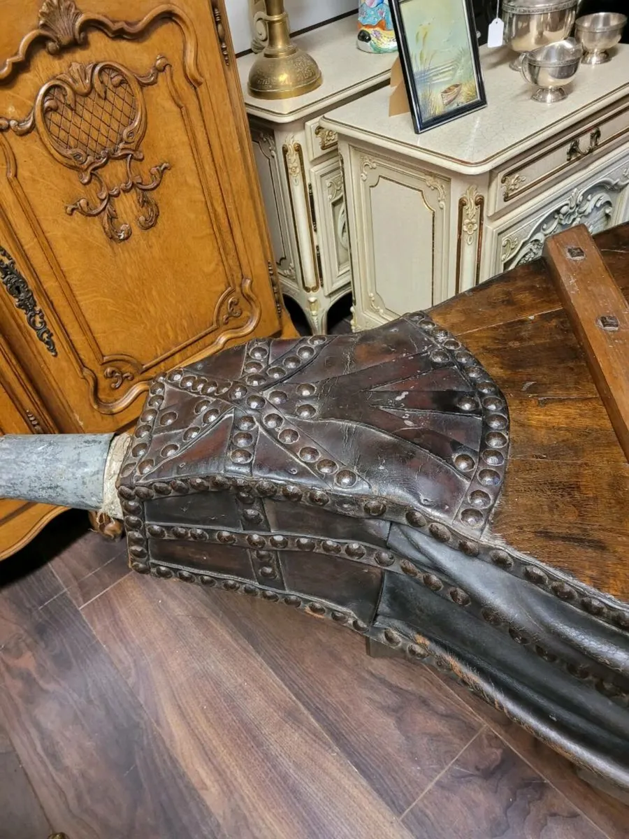 Large coffee table 160/110 cm. Made from 19th cent - Image 2
