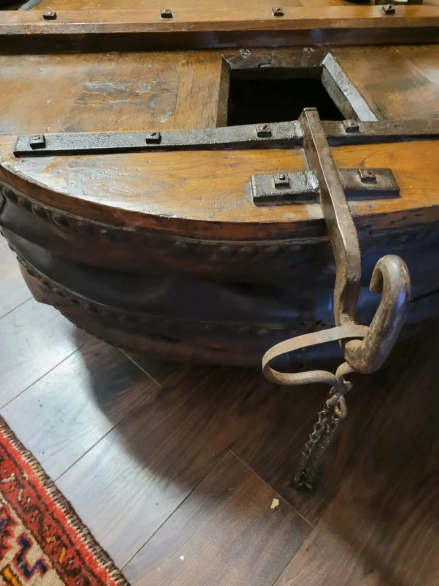 Large coffee table 160/110 cm. Made from 19th cent - Image 4