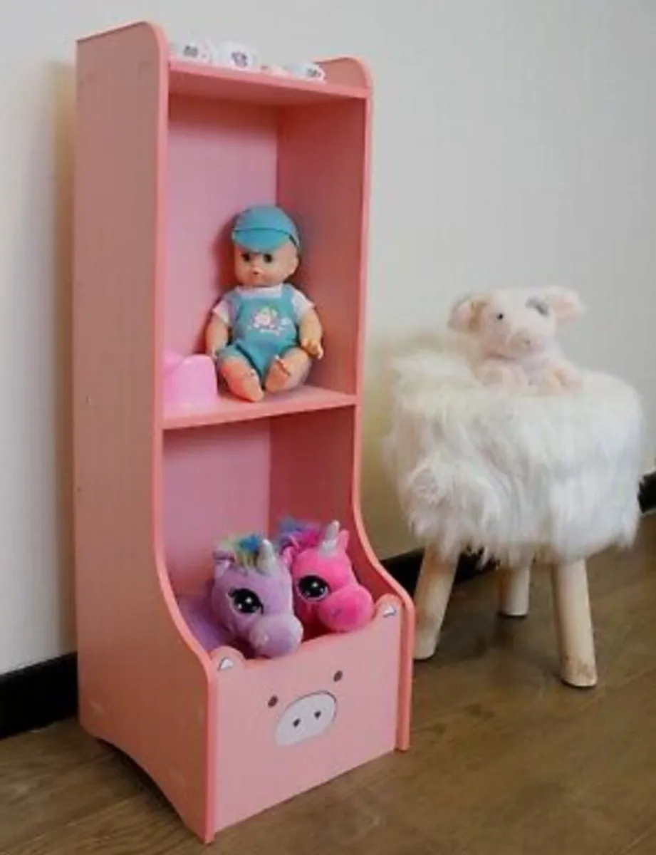 NEW Kids Storage Unit Toy Box Book Shelf - Image 1