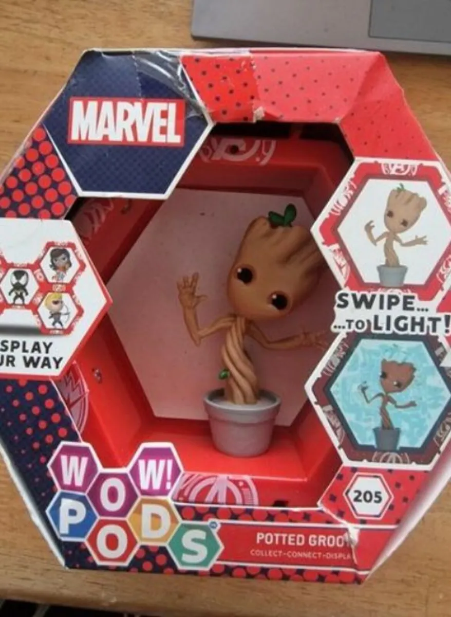 WOW! Pods Marvel Potted Groot Action  Figure - Image 1