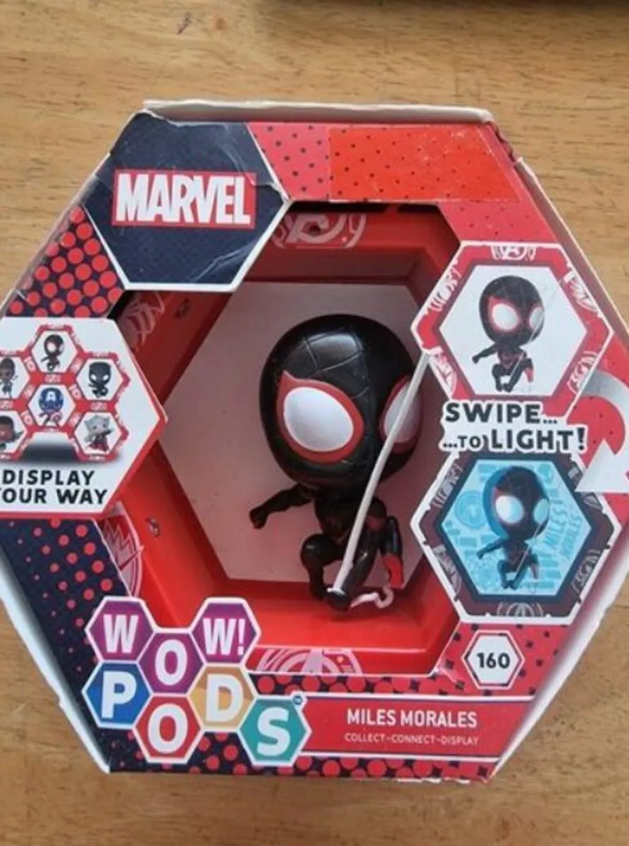 WOW! POD Marvel Miles Morales Led Action Figure - Image 1