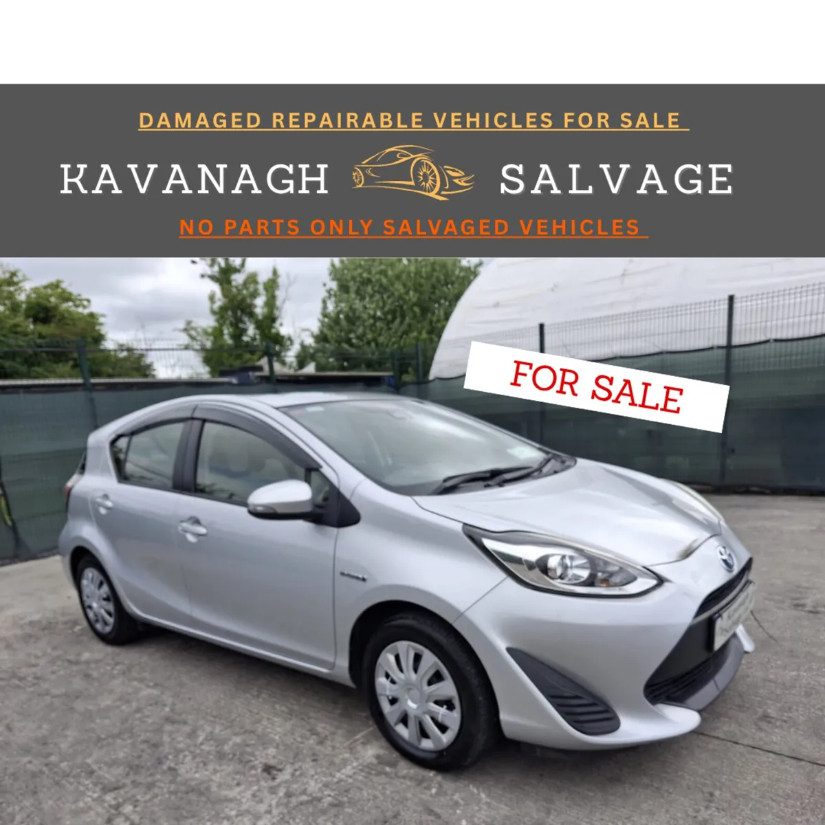 ?2019 Toyota Aqua Hybrid Very Light Damage - Image 1