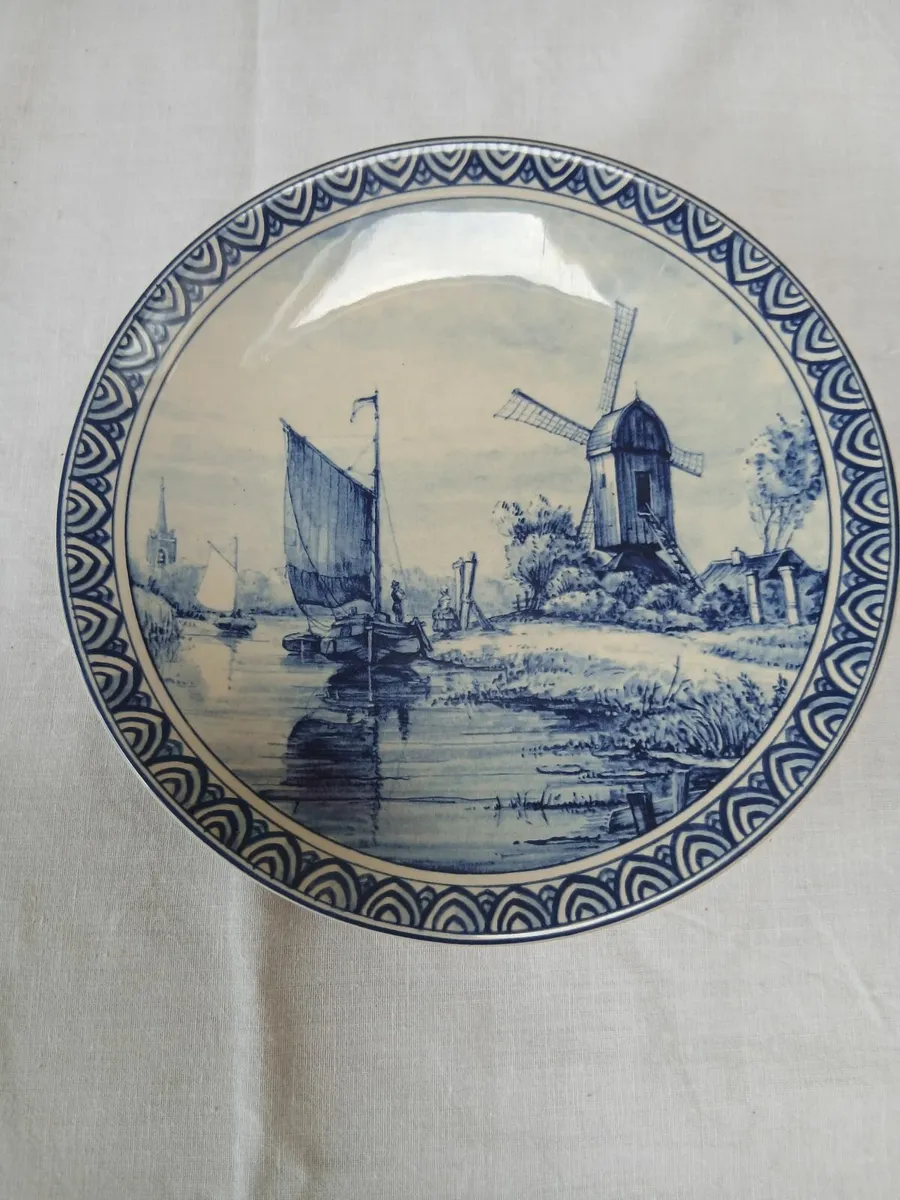 Original Delftsblue Handwerk wall plate - Image 3