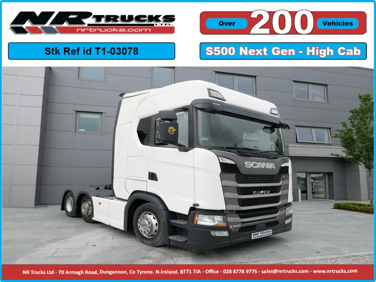 Scania S500  New Gen  6x2 Midlift Auto Gearbox - Image 1
