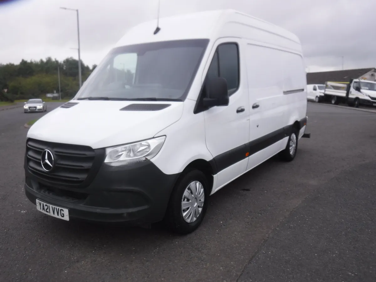 Mercedes Sprinter 2021 mwb high roof . 56795 miles - Image 1