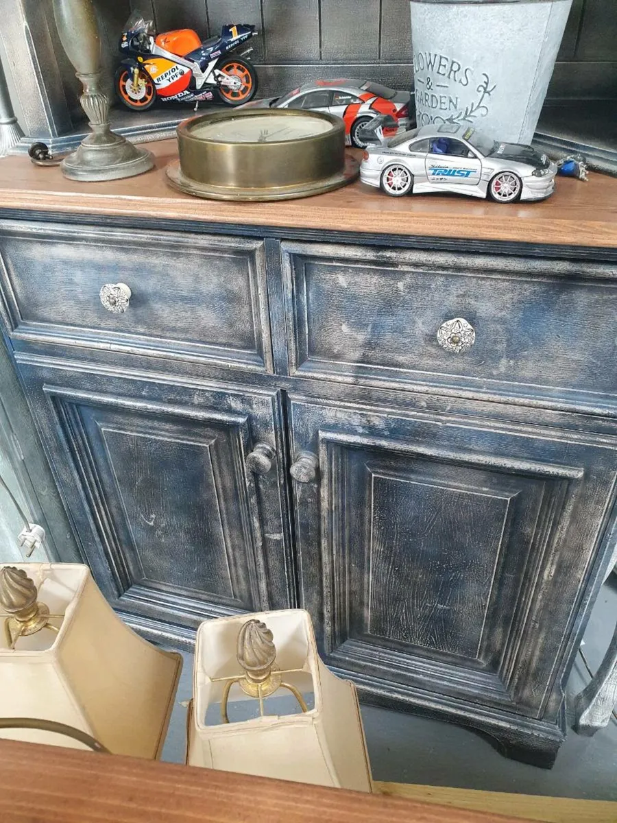 Vintage solid wood dresser - Image 2