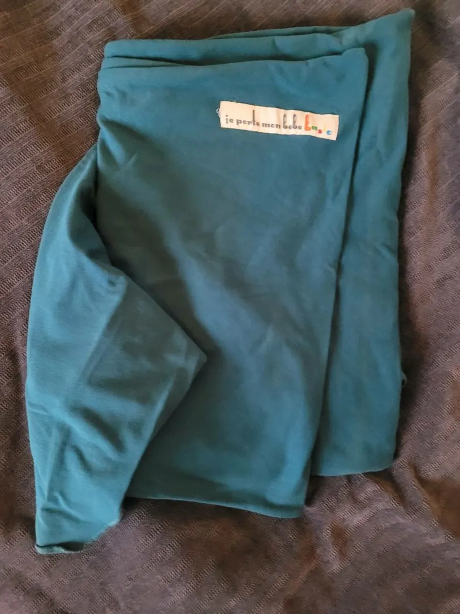 je porte mon bebe, elastic stretchy wrap carrier - Image 1