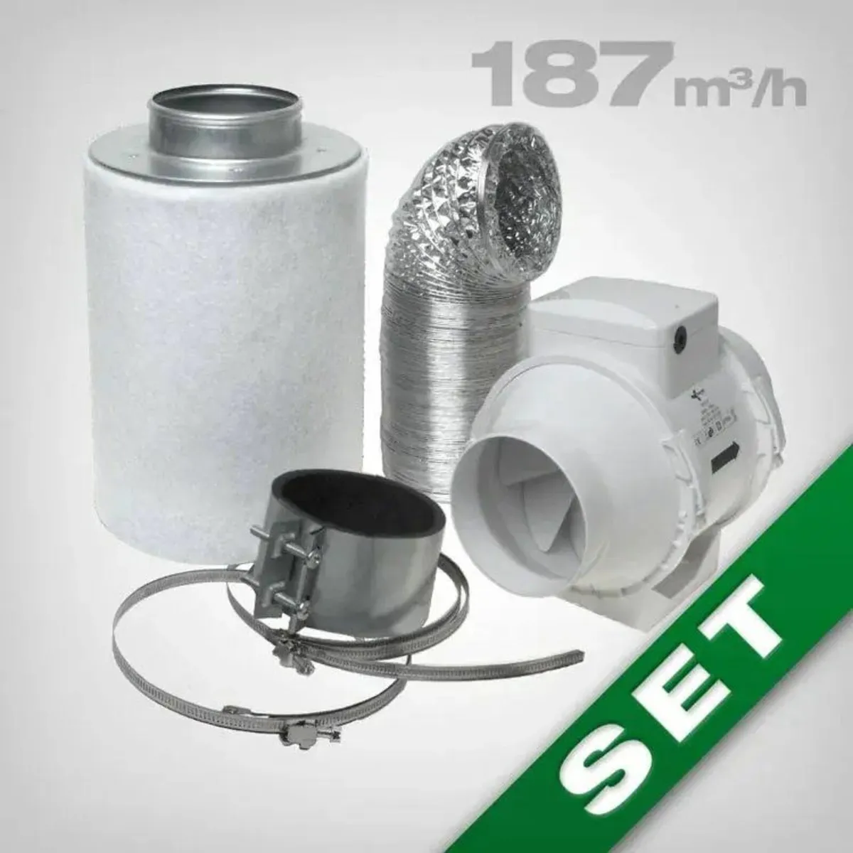 "GROWMART" GROWTENT + VENTILATION AND FILTER KIT - Image 2
