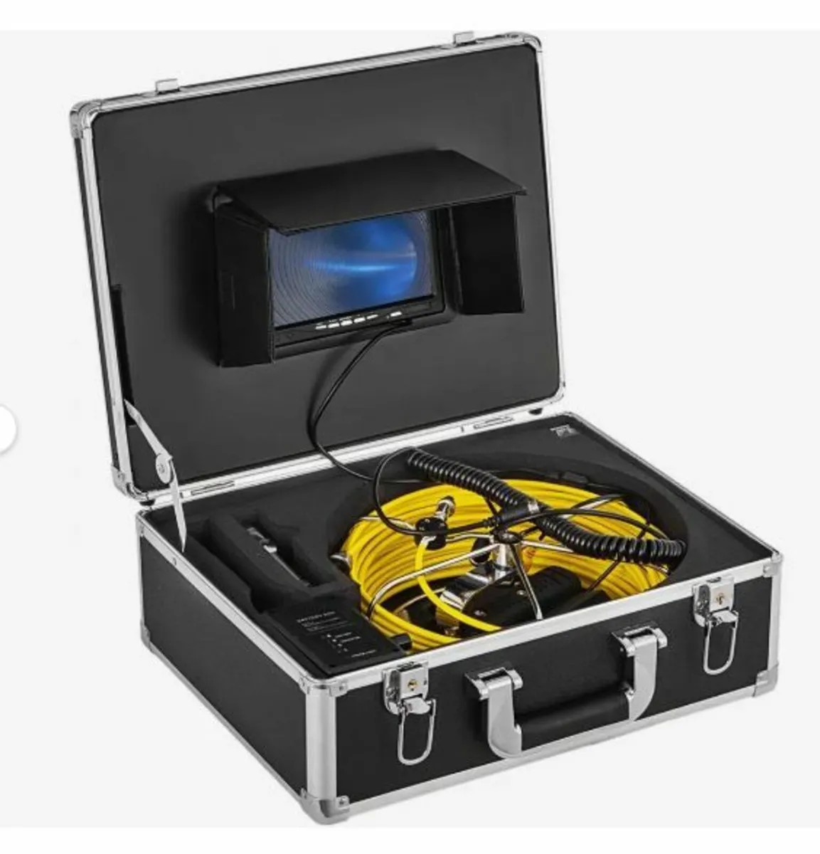 50M Sewer Inspection Camera 7 Inch Monitor - Image 1