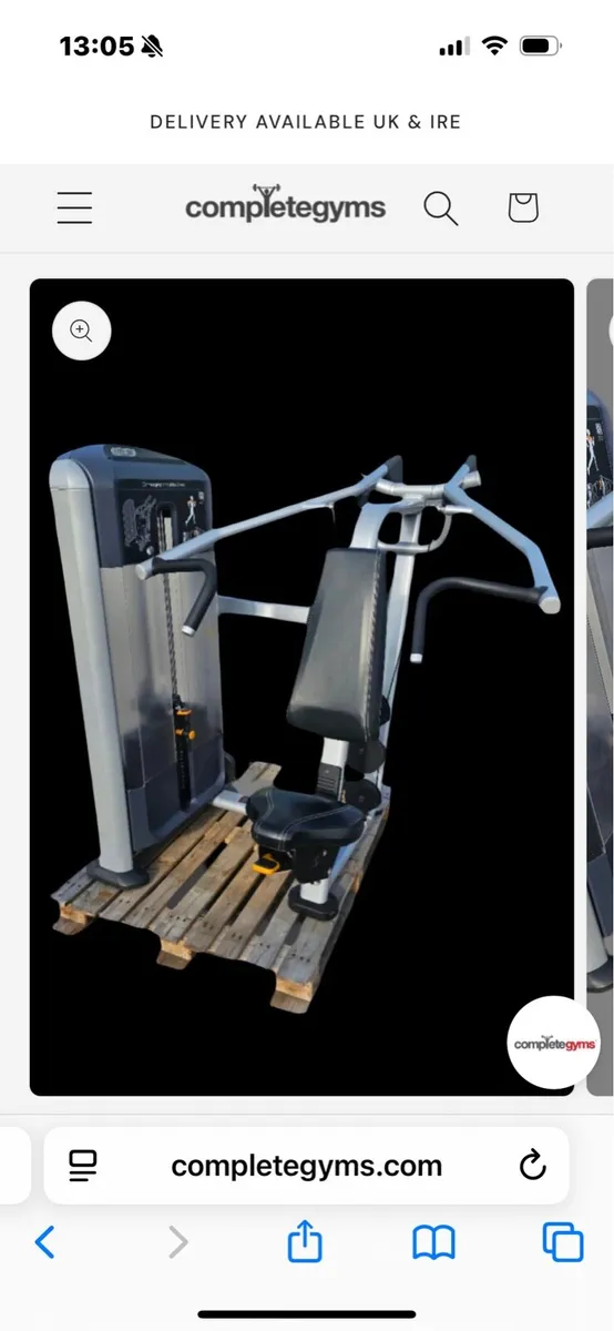 Precor converging shoulder press - Image 1