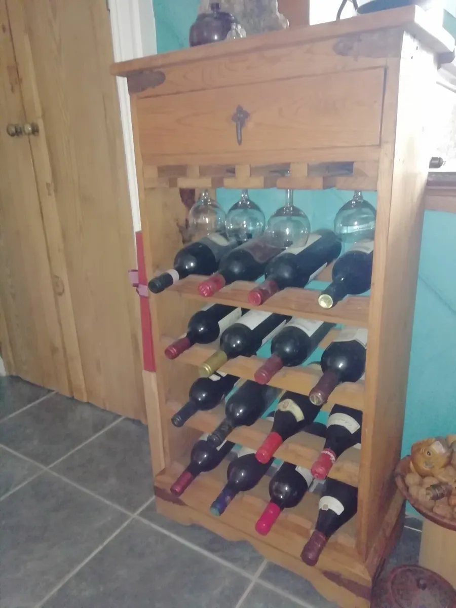 Pine wine rack - Image 2