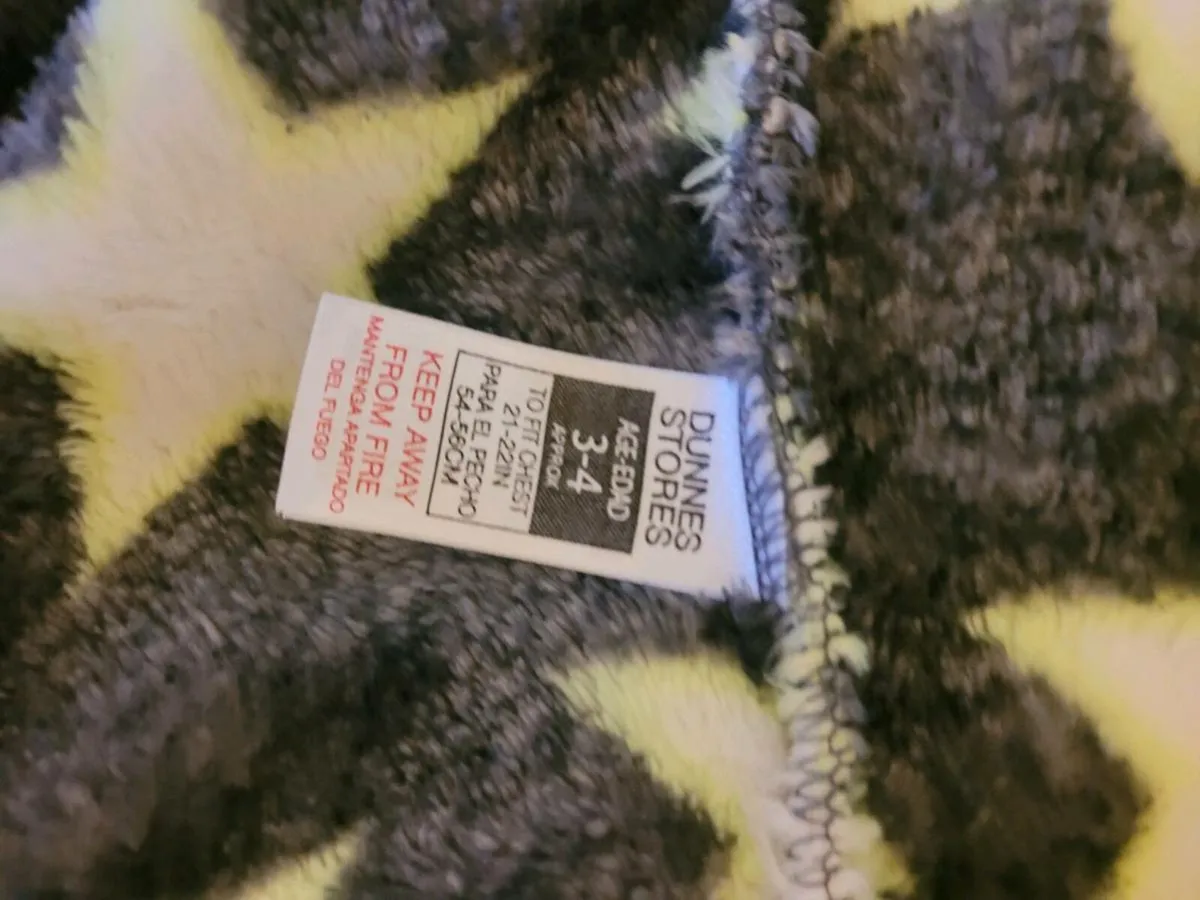 Dunnes Soft Touch Baby Boys Dressing Gown, si - Image 2