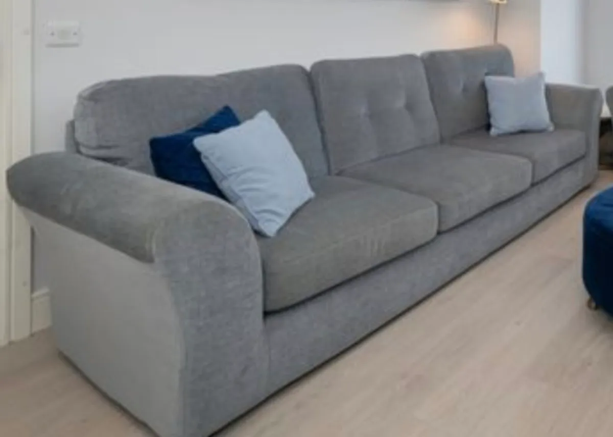 Blue denim colour  sofa
