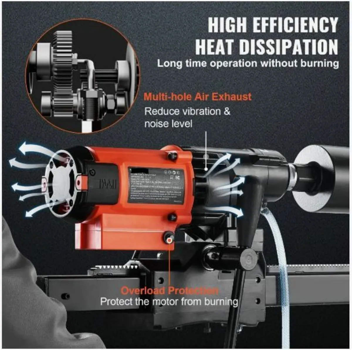 Wet&Dry Diamond Core Drill Machine Concrete Core - Image 4