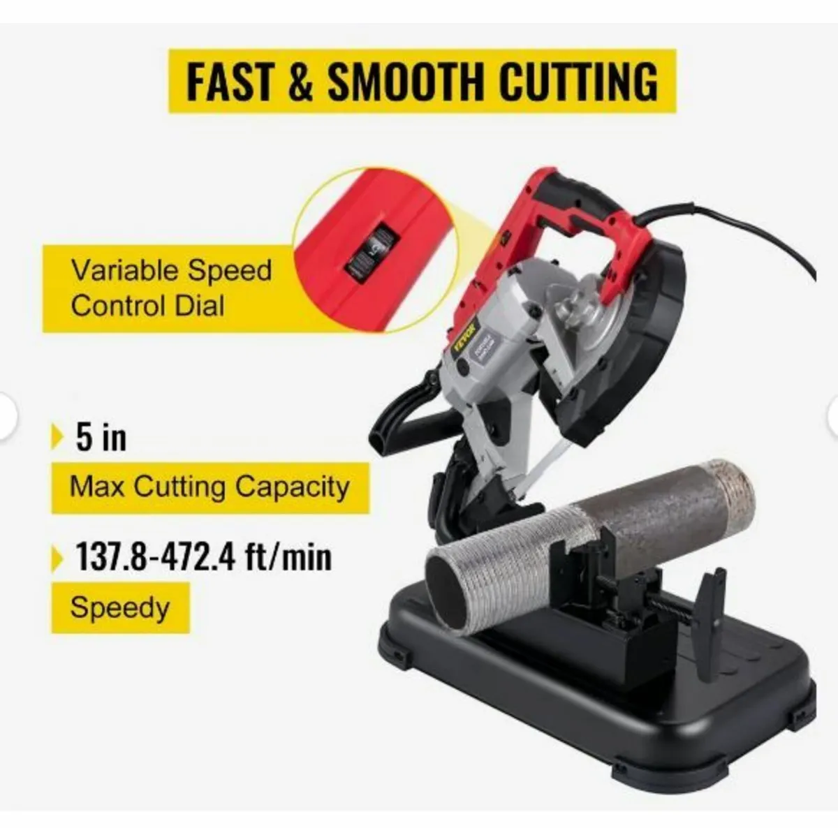 Portable Band Saw, with Removable Alloy Steel - Image 2