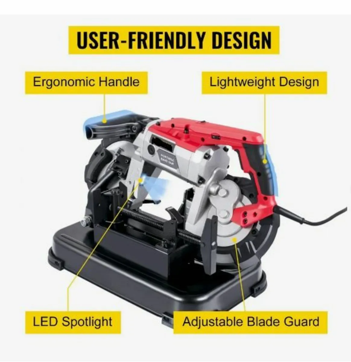 Portable Band Saw, with Removable Alloy Steel - Image 4