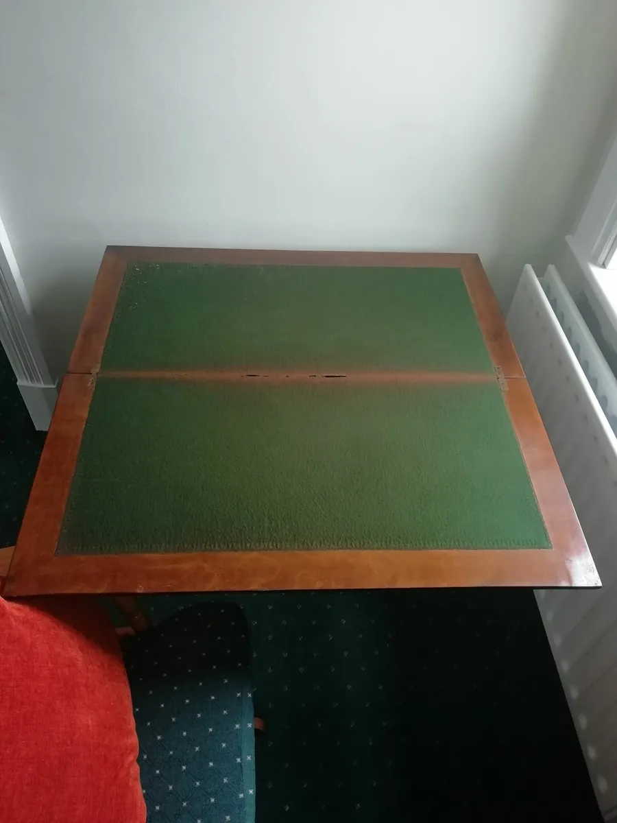 Antique card table - Image 4