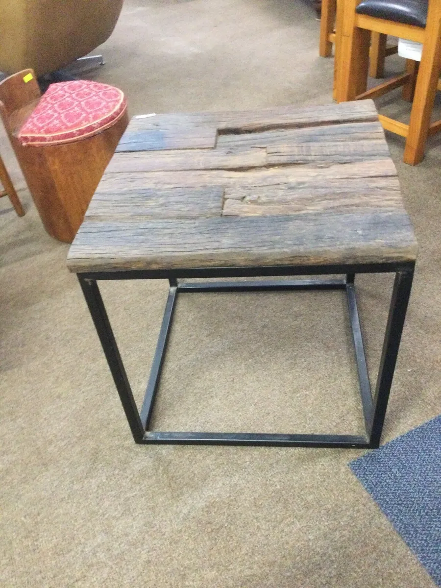 The nice driftwood industrial side table