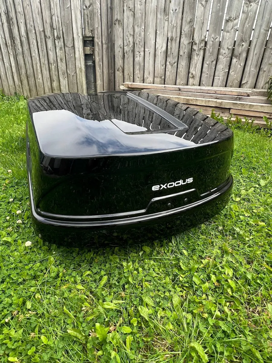 Halfords Advanced 470L Roof Box Roofbox  - Black - Image 2