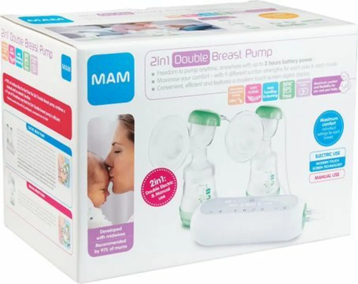 MAM double electric breast pump (negotiable) - Image 1