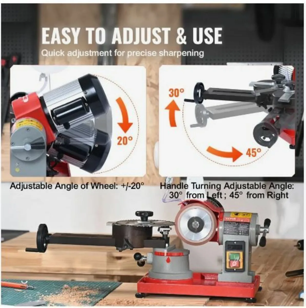 Circular Saw Blade Sharpener Grinder 370W - Image 2
