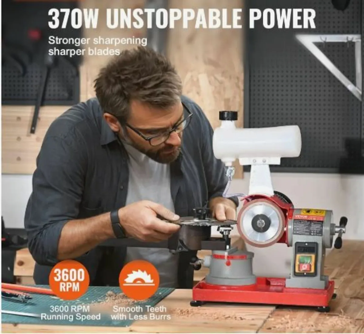 Circular Saw Blade Sharpener Grinder 370W - Image 3