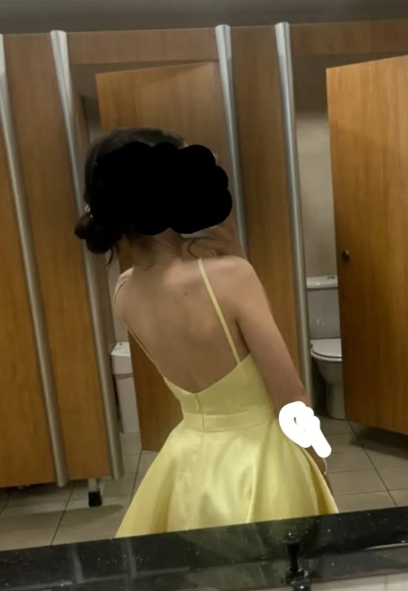 Yellow confirmation dress - Image 2